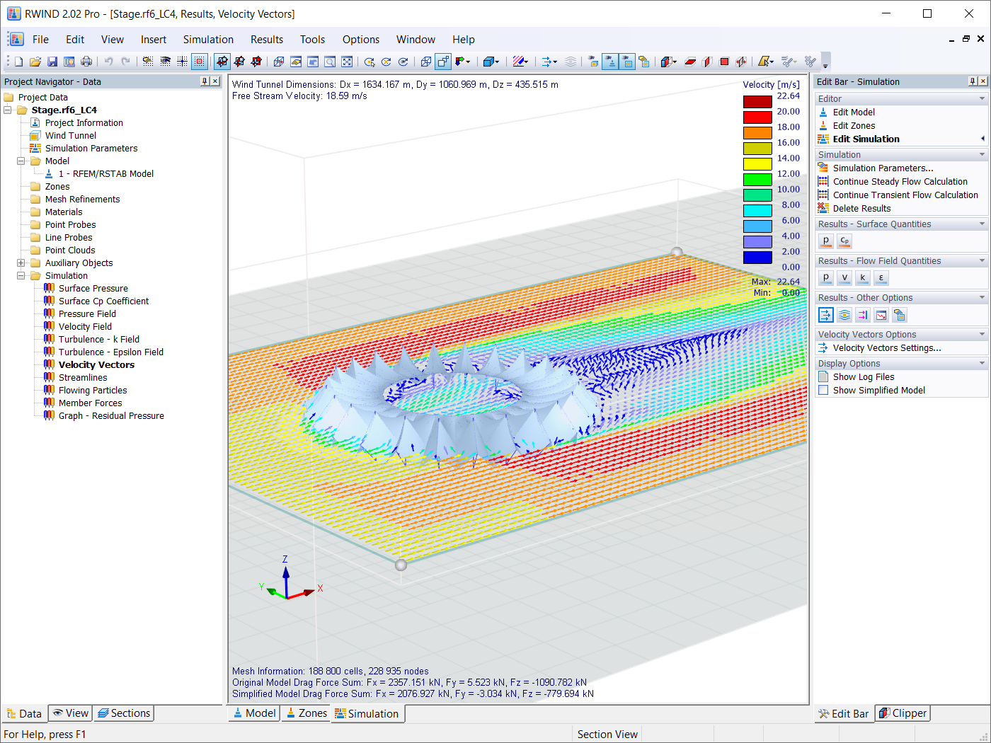 Results: Velocity Vectors