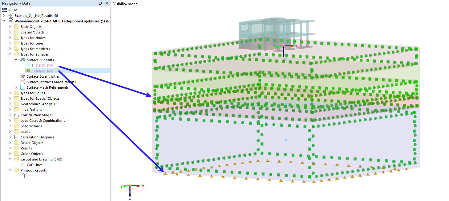 Soil Massif | Generated Support for Boundary Surfaces