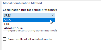 Selecting Combination Rule for Periodic Responses
