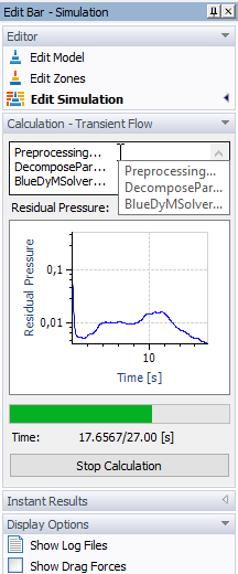 Calculation – Transient Flow