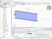 Design Results for Steel Member (IPE 300, Steel S355)