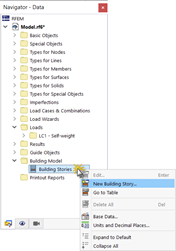 Options to Create Building Stories