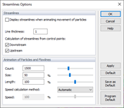 Streamlines Options