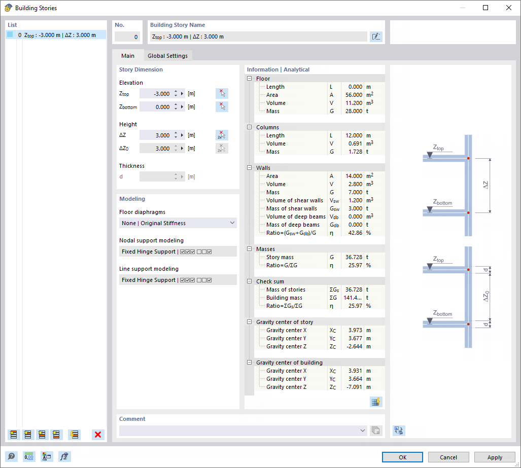Dialog Box "Building Stories"