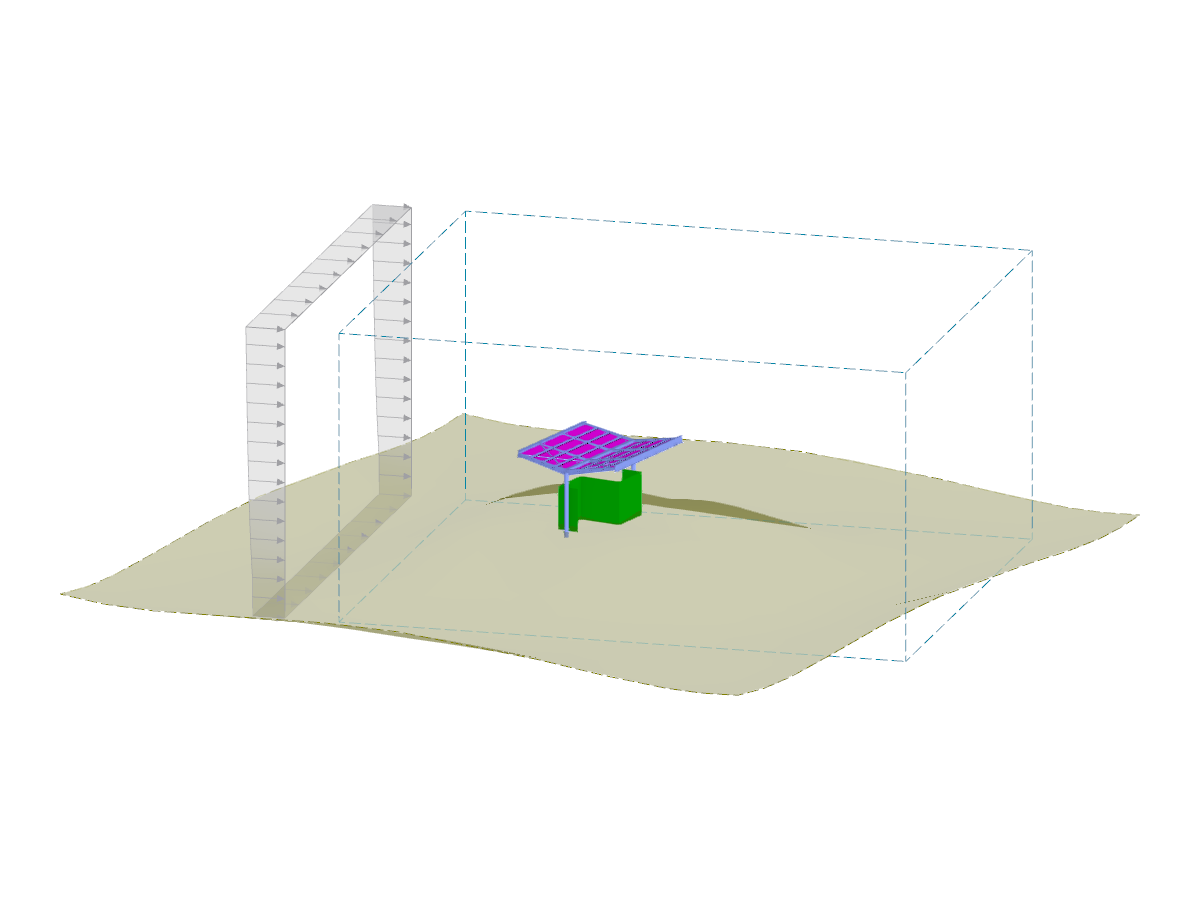 Canopy with Wind Loads from RWIND 2