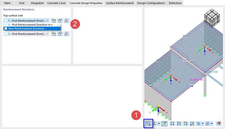 Real View to Check Reinforcement Direction