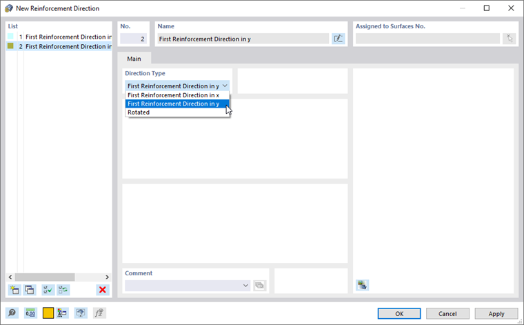 Defining New Reinforcement Direction