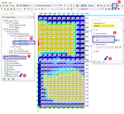 Displaying Required Primary Bottom Reinforcement of Slabs in Top View