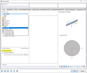 Selecting 'Result Beam' Member Type