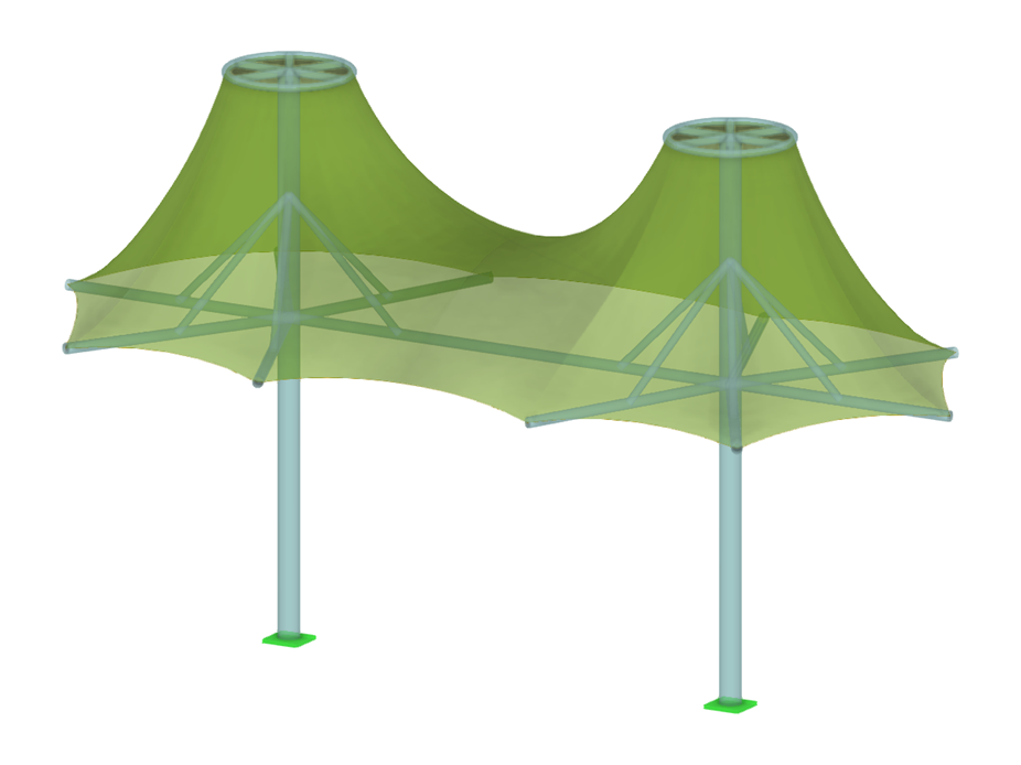 Form-Finding Fabric Tensile Structure