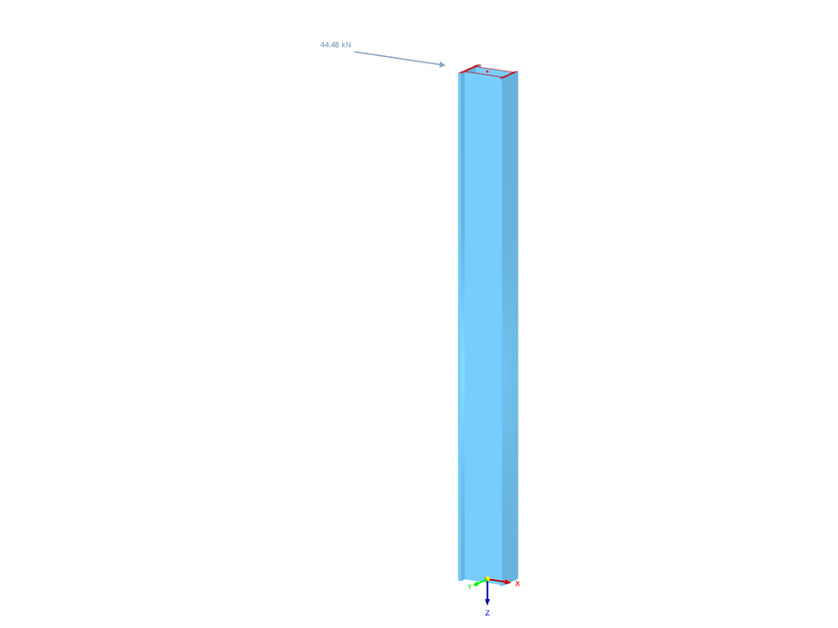 Column with Wind Loads
