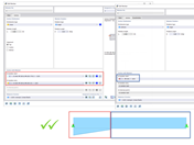 FAQ 005225 | I would like to model a frame beam with a tapered cross-section. For this, I have created a member with the cross-section distribution "Tapered...