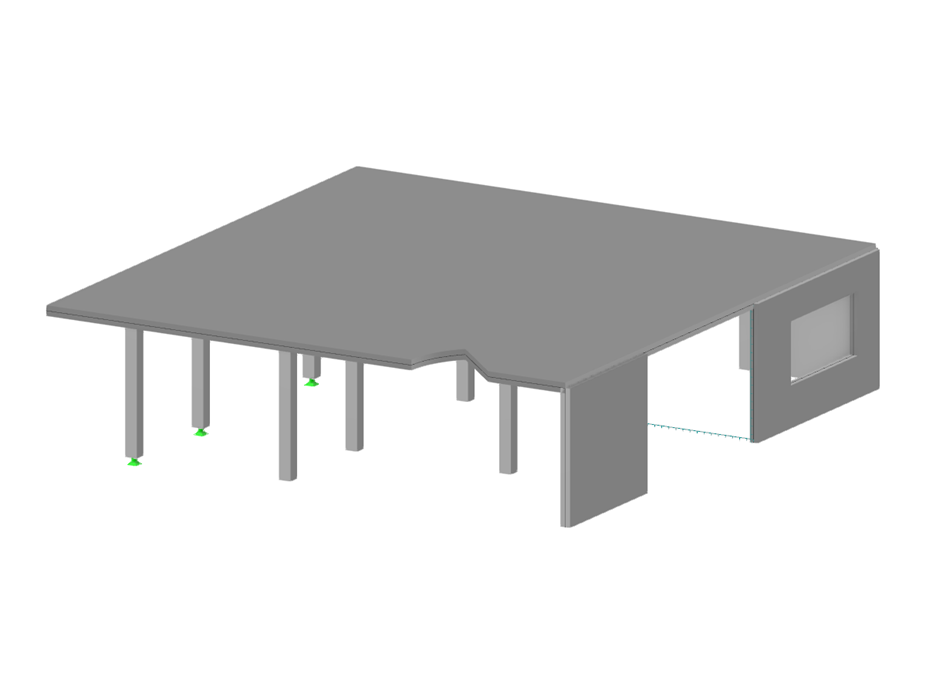 Concrete Structure with Load Distribution