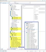 Selecting Data of Dynamic Analysis in Printout Report Manager
