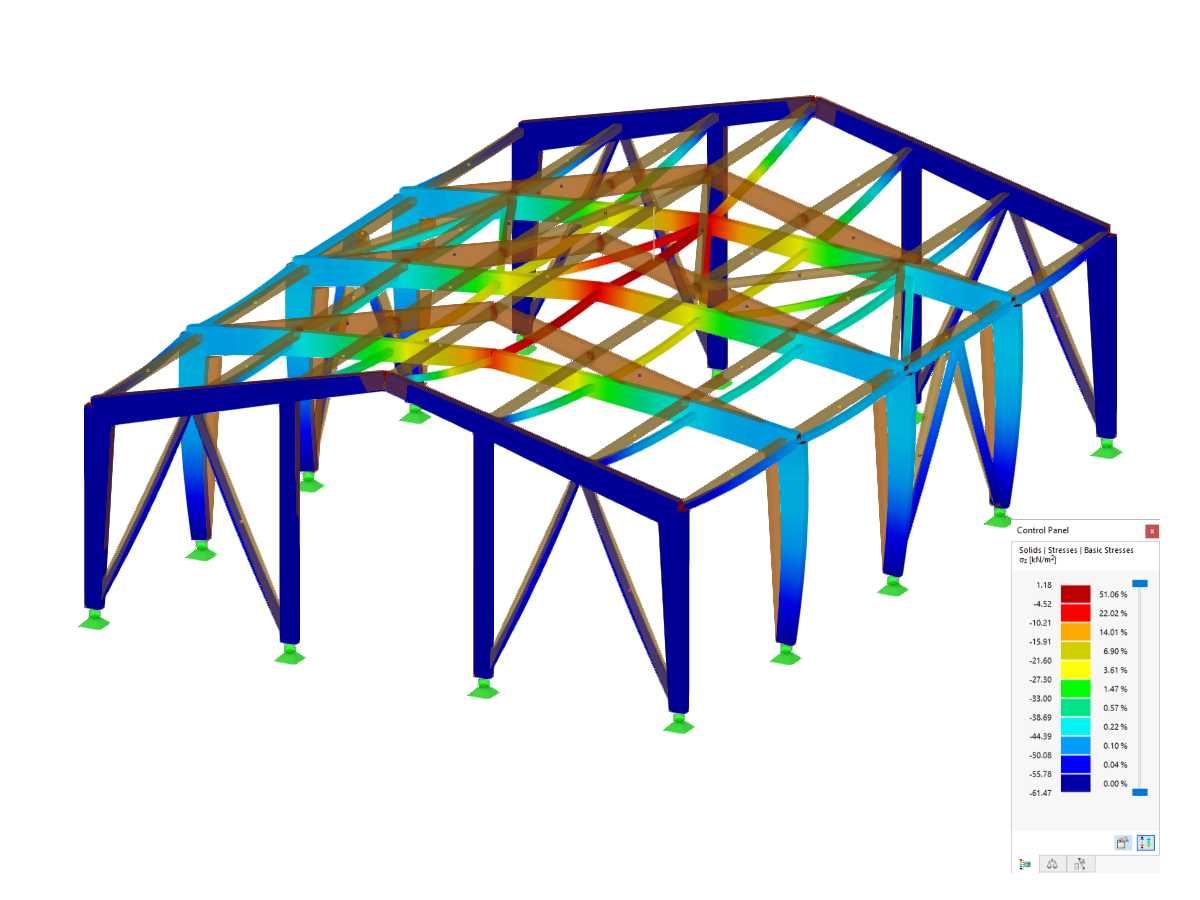RFEM Structural Analysis Model for Download