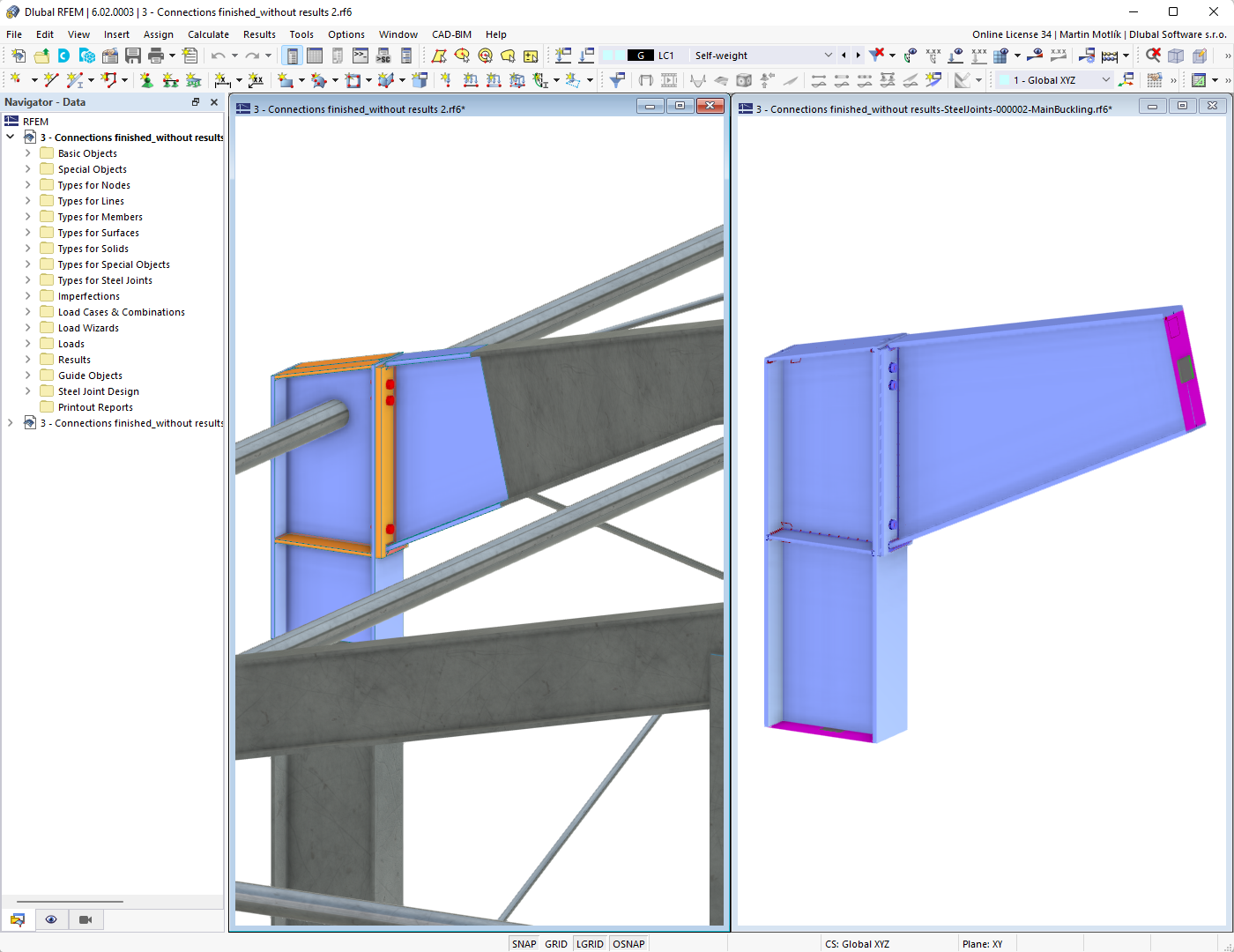 Exported Model | Steel Joints