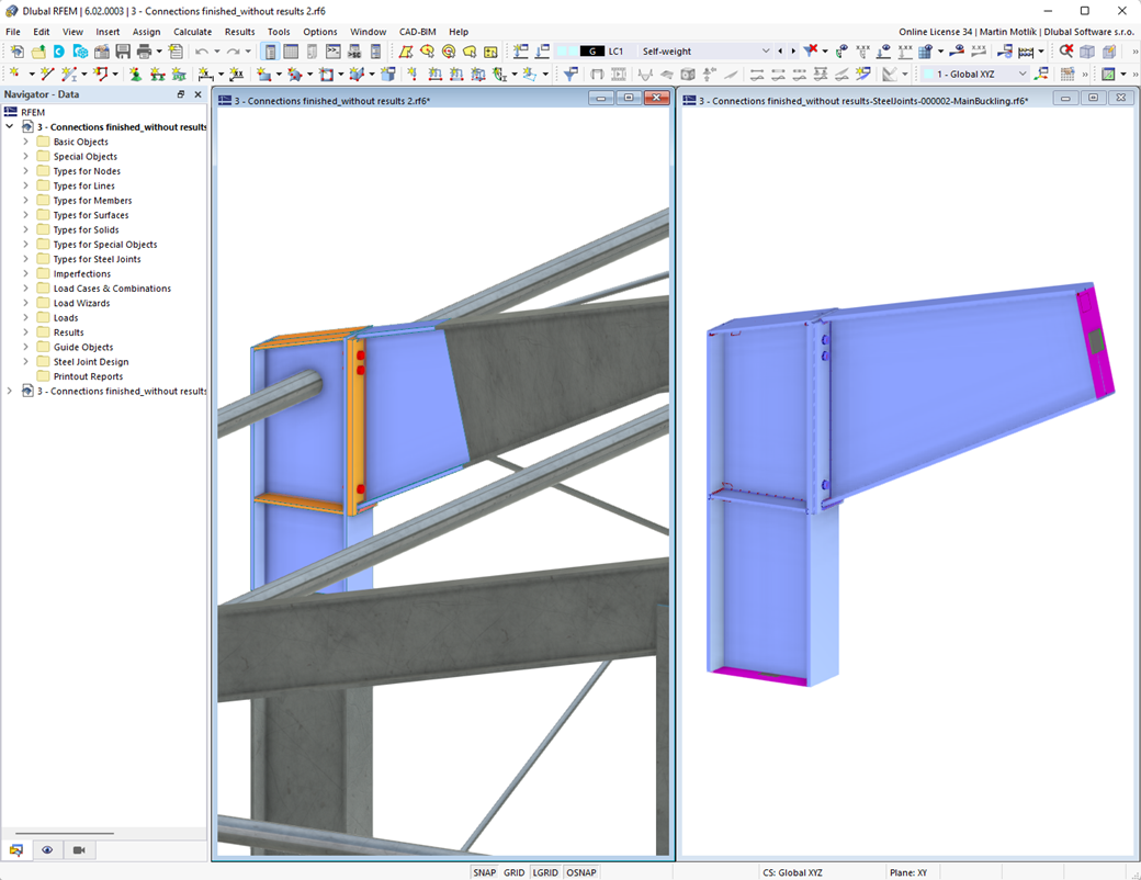 Exported Model | Steel Joints