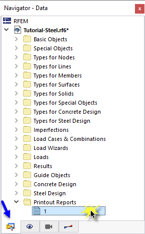 Opening Printout Report