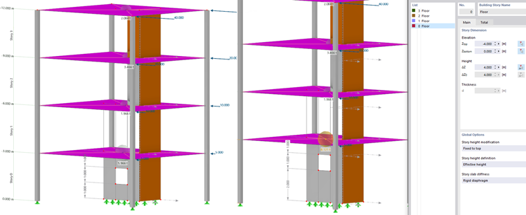 Story Height Modification – Floor 0 Fixed to Top