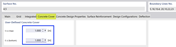 Concrete Cover Settings
