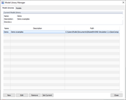 Model Library Manager, Model Libraries