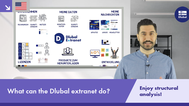 What can the Dlubal extranet do?