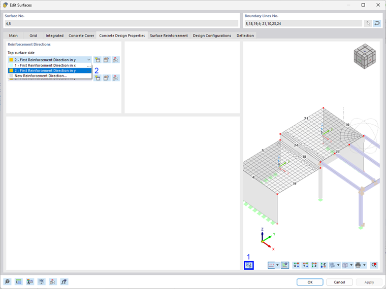 Real View to Check Reinforcement Direction
