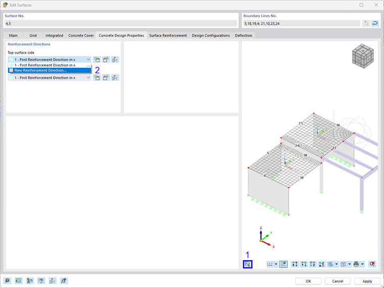 Real View to Check Reinforcement Direction