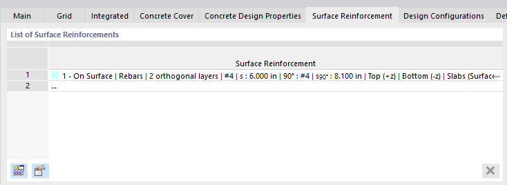 Surface Reinforcement