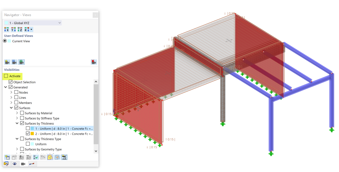 Rebar Reinforcement of Walls and Slabs