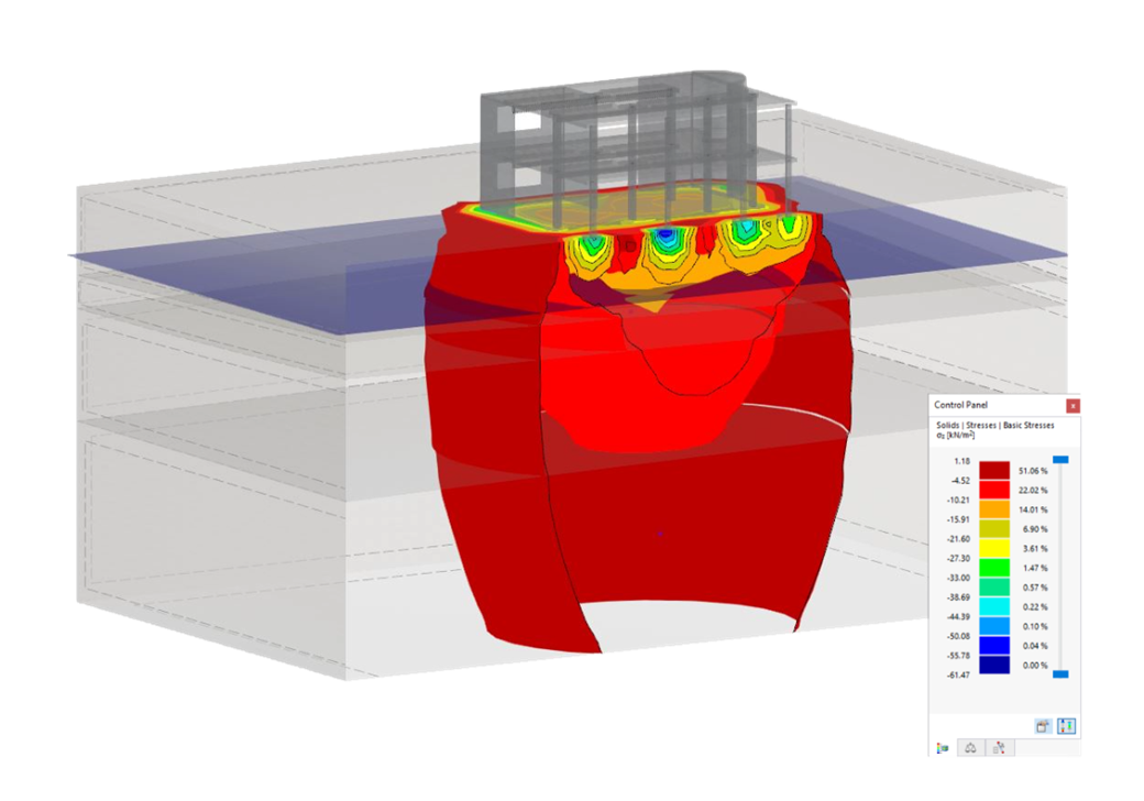 Solid Results Shown in Clipping Plane
