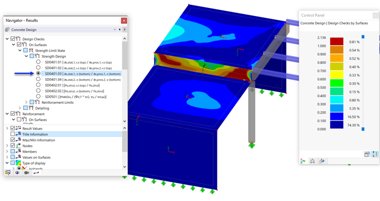 Design Ratios of Primary Reinforcement on Bottom Sides of Surfaces