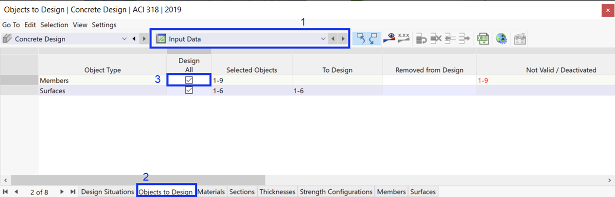 Activating Members for Design