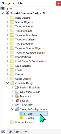 Strength Design Configurations
