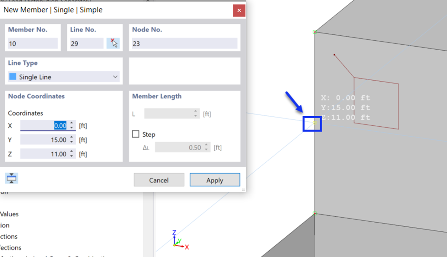 Defining Starting Point of Line