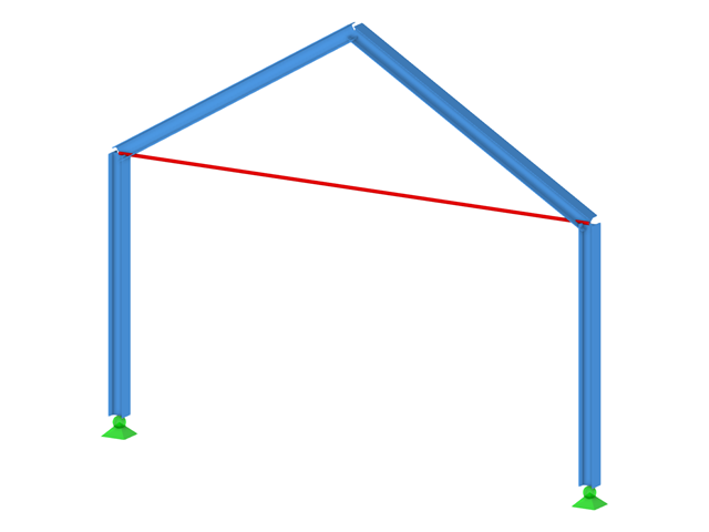 Frame with Tension Rod