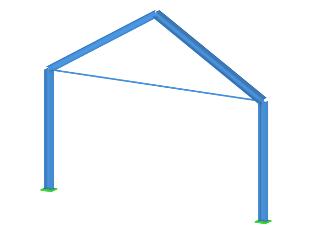 Frame with Trusses