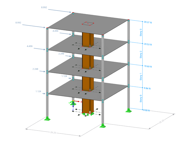 Symmetric Building Model
