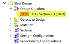 Design Situations for Steel Design