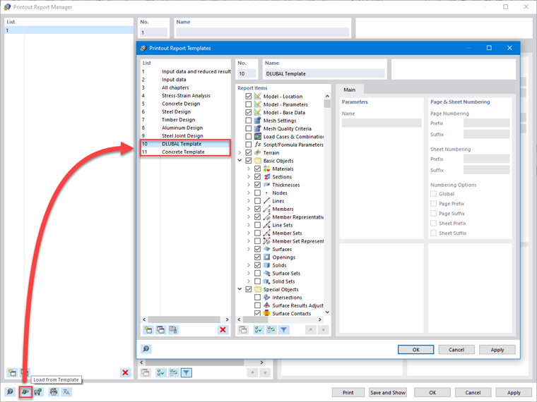 FAQ 005256 | How can I import printout report templates from other computers?