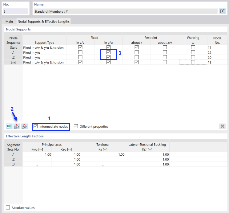 Adding Intermediate Supports