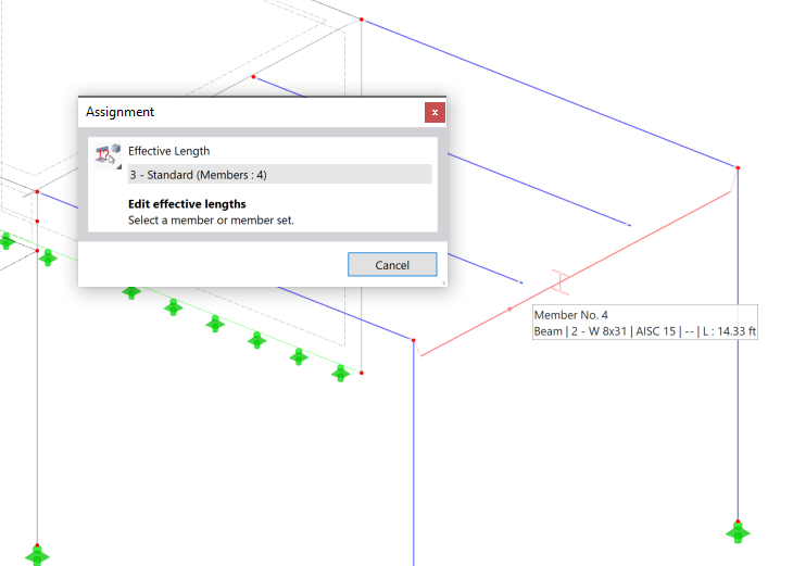 Selecting Template Member with Intermediate Nodes