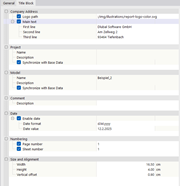 Adjusting Data for Title Block