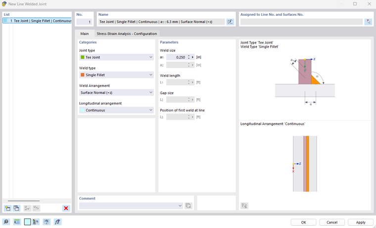 Editing Line Welded Joint