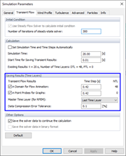 Simulation Parameters, Saving Results