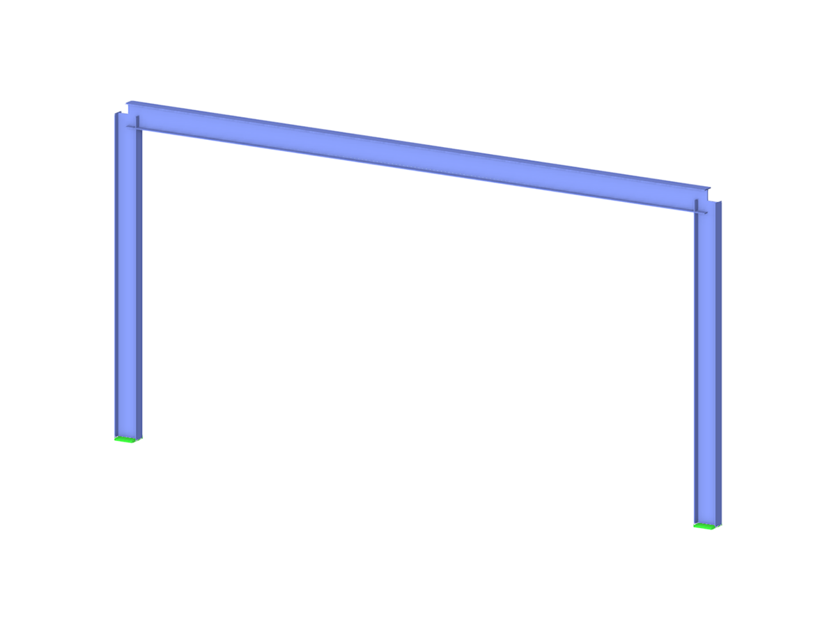 Fixed Steel Frame with Script