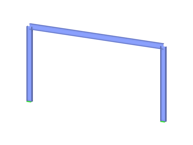 Fixed Steel Frame with Script