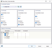 Renumbering Objects Automatically