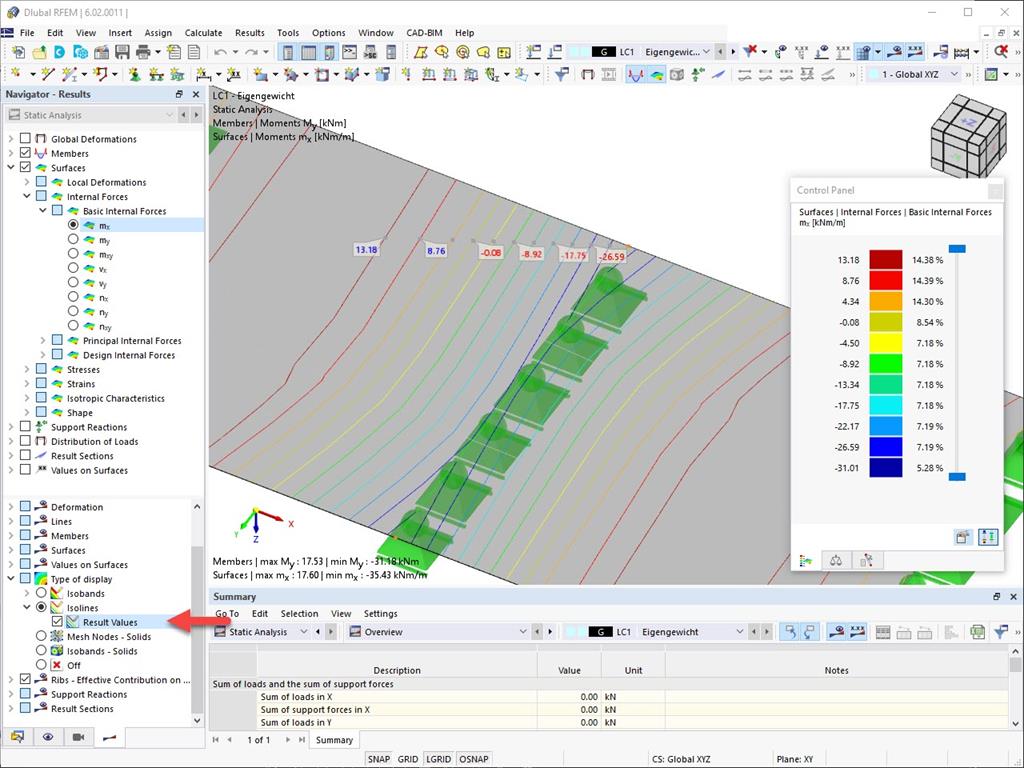 Feature 002421 | Displaying Result Values on Isolines