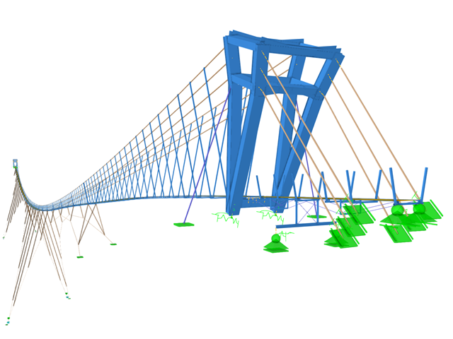 Pylon of Suspension Footbridge